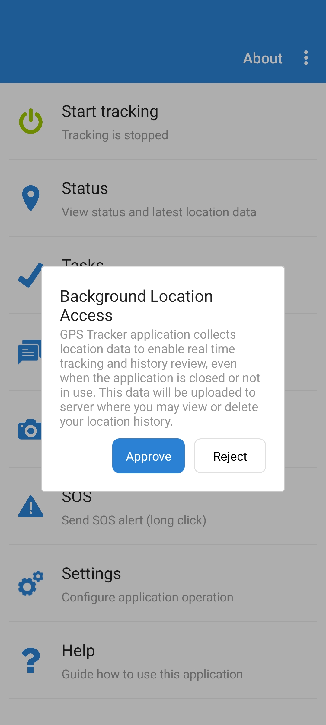 GPS Tracker -aloitus